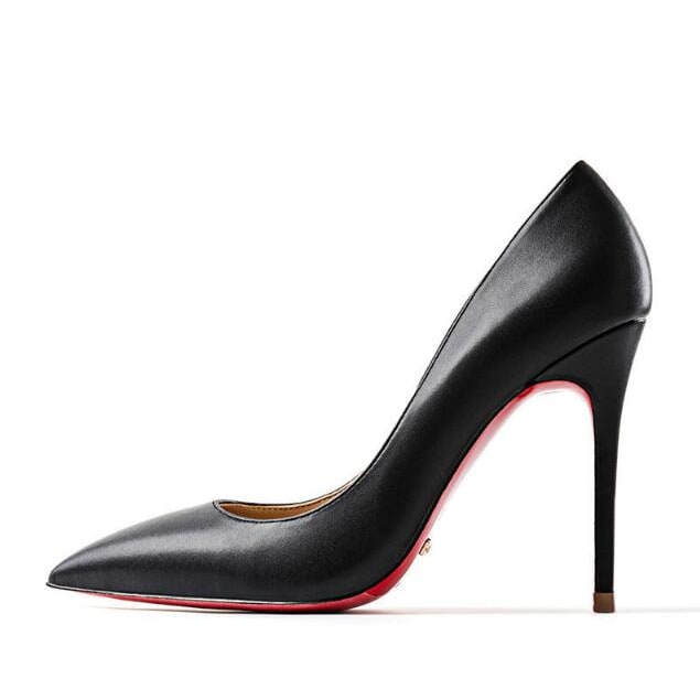 Women's Pointed Toe Stiletto Heels with Patent Leather and Slip-On Design - Image 14