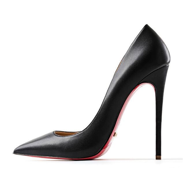 Women's Pointed Toe Stiletto Heels with Patent Leather and Slip-On Design - Image 15