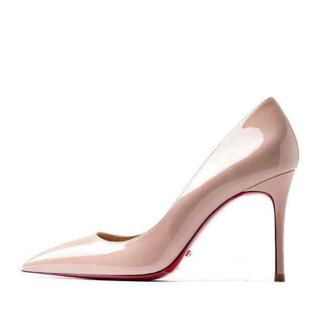 Women's Pointed Toe Stiletto Heels with Patent Leather and Slip-On Design - Image 19