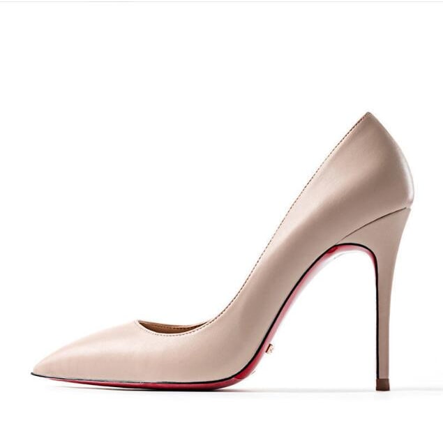Women's Pointed Toe Stiletto Heels with Patent Leather and Slip-On Design - Image 20