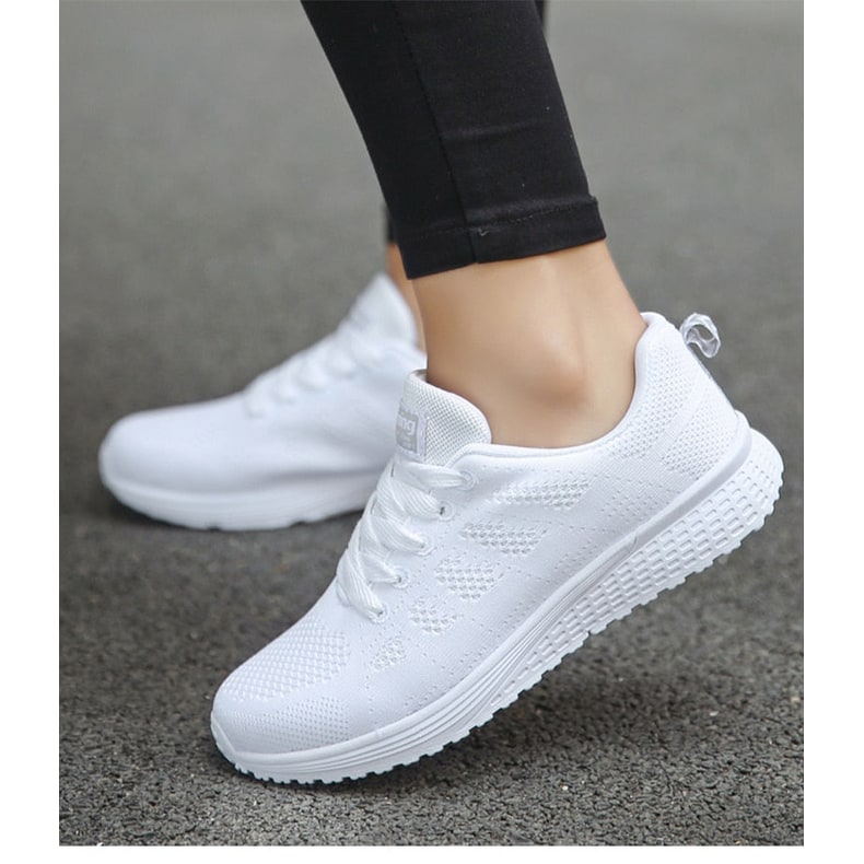 Women's Running Shoes Knit with Arch Support Lace-Up - Image 13