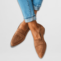 Women's Slip On Loafers Suede Women Comfortable - Image 1