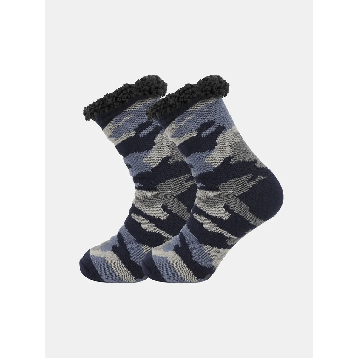Women's Slipper Socks Non Slip with Fleece Lining and Cozy Knit Pattern - Image 8