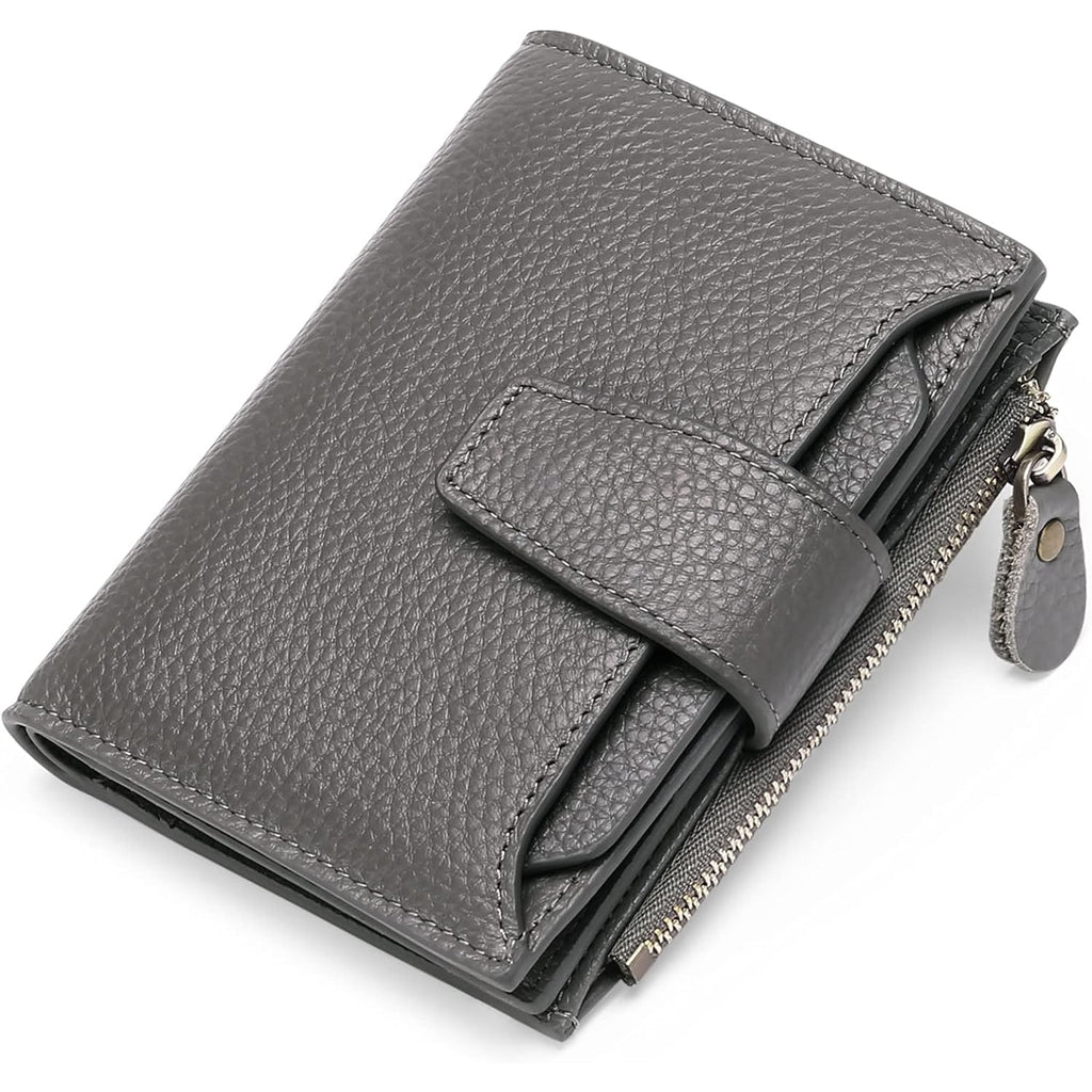 Women's Small Bifold Wallet with Zipper Coin Pocket and RFID Protection - Image 14