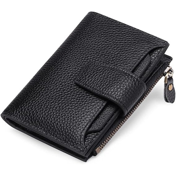 Women's Small Bifold Wallet with Zipper Coin Pocket and RFID Protection - Image 16