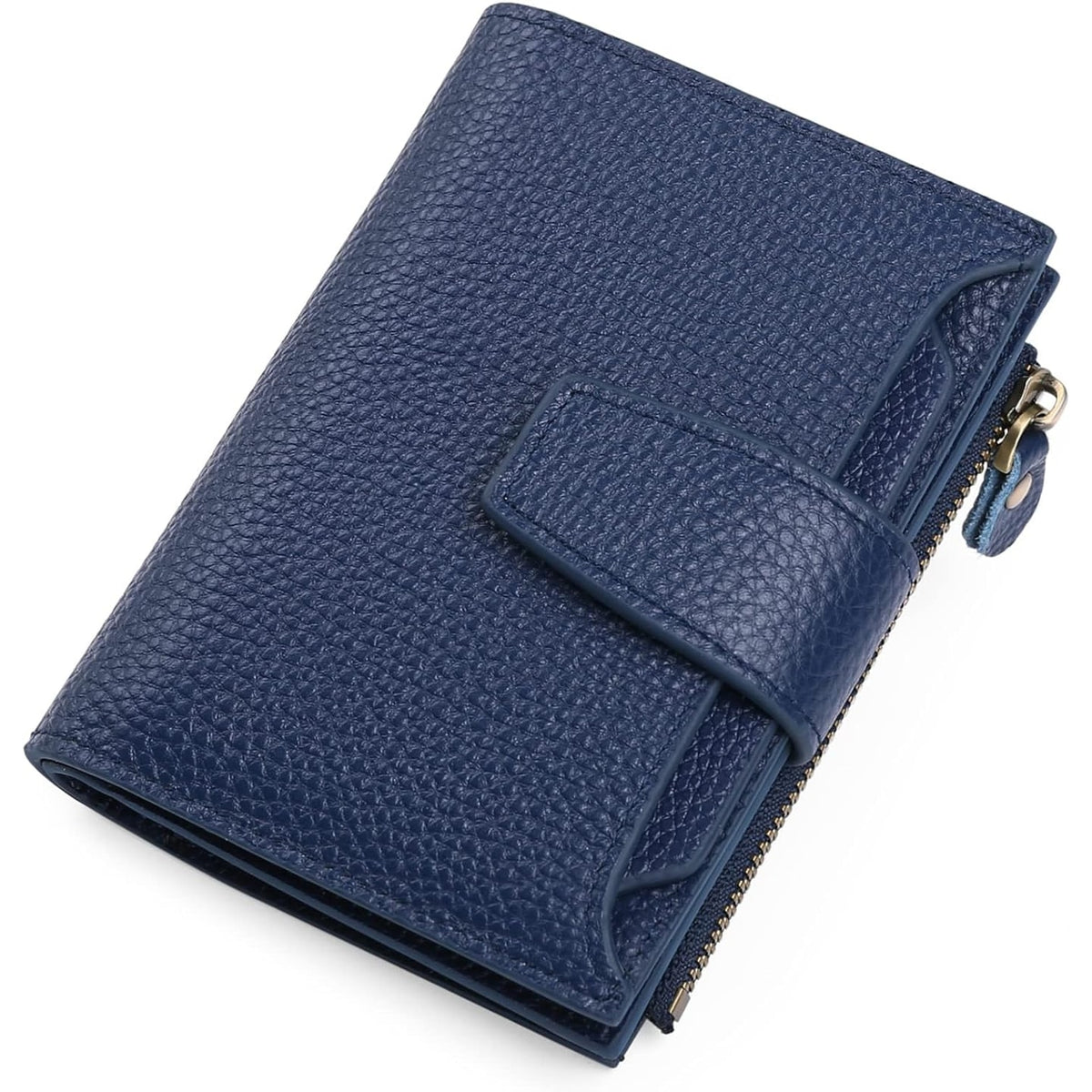 Women's Small Bifold Wallet with Zipper Coin Pocket and RFID Protection - Image 17