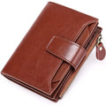 Women's Small Bifold Wallet with Zipper Coin Pocket and RFID Protection - Image 2
