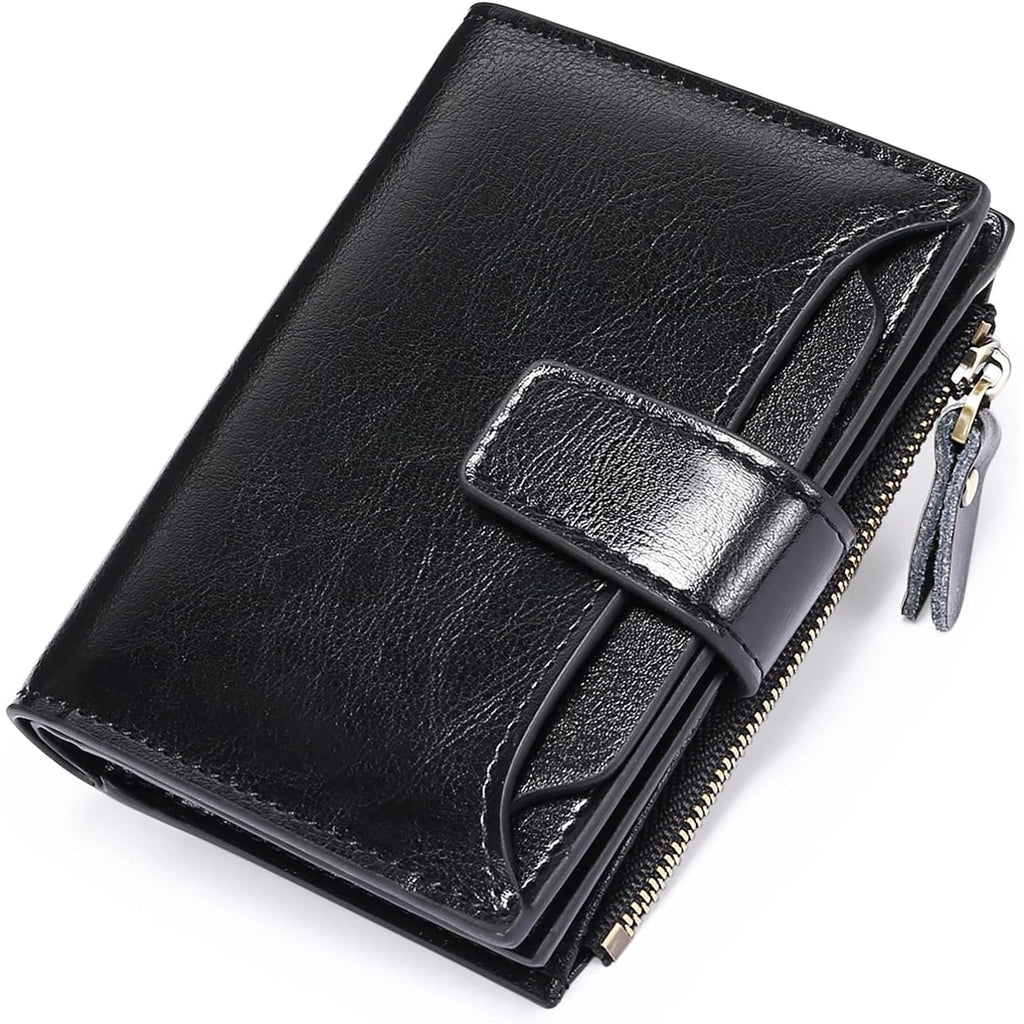 Women's Small Bifold Wallet with Zipper Coin Pocket and RFID Protection - Image 5