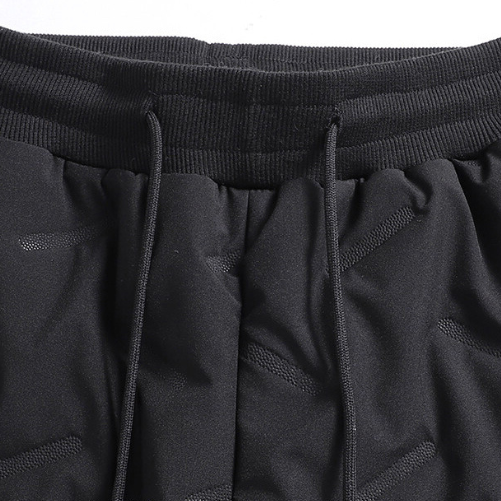 Women's Thermal Fleece Lined Pants with Waterproof Quilted Shell and Drawstring - Image 3