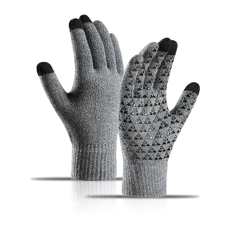 Women's Touchscreen Winter Gloves Knit with Silicone Grip and Conductive Fingertips - Image 10