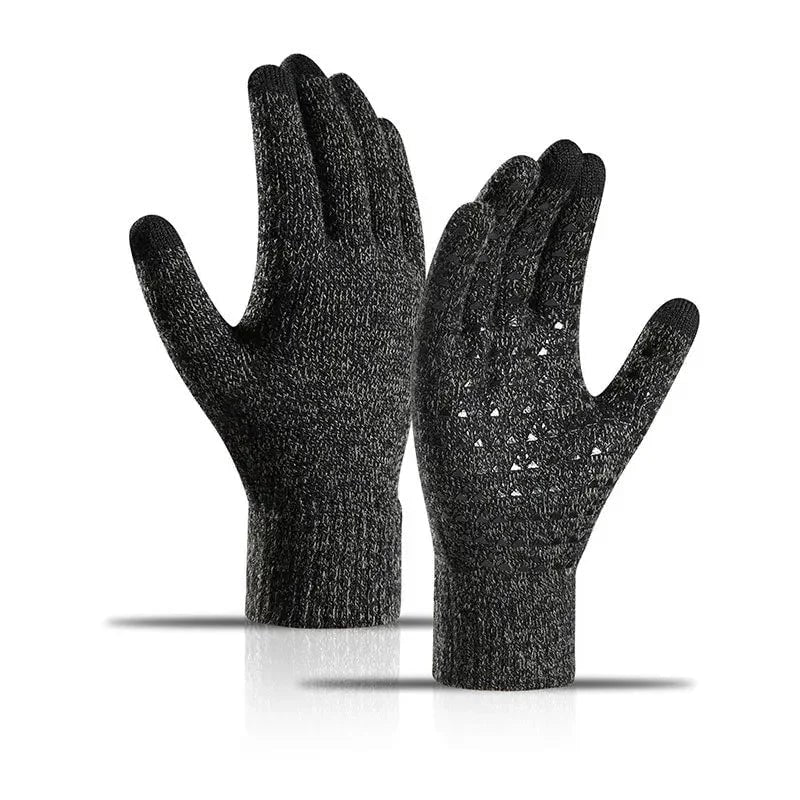 Women's Touchscreen Winter Gloves Knit with Silicone Grip and Conductive Fingertips - Image 11