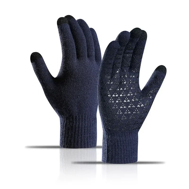 Women's Touchscreen Winter Gloves Knit with Silicone Grip and Conductive Fingertips - Image 8