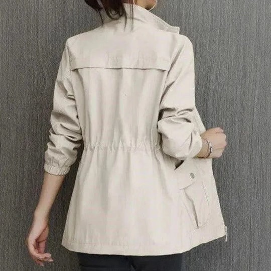 Women's Utility Fleece Jacket with Drawstring Waist and Zip Closure - Image 5
