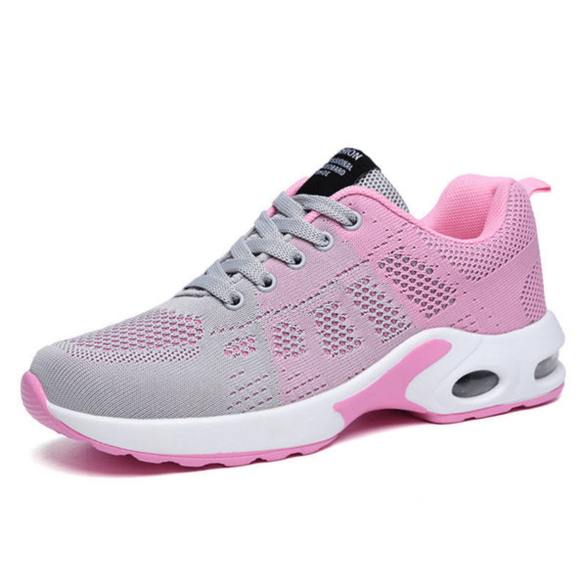 Women's Walking Shoes Sneakers with Mesh Knit Lace-Up and Air Cushion Support - Image 7