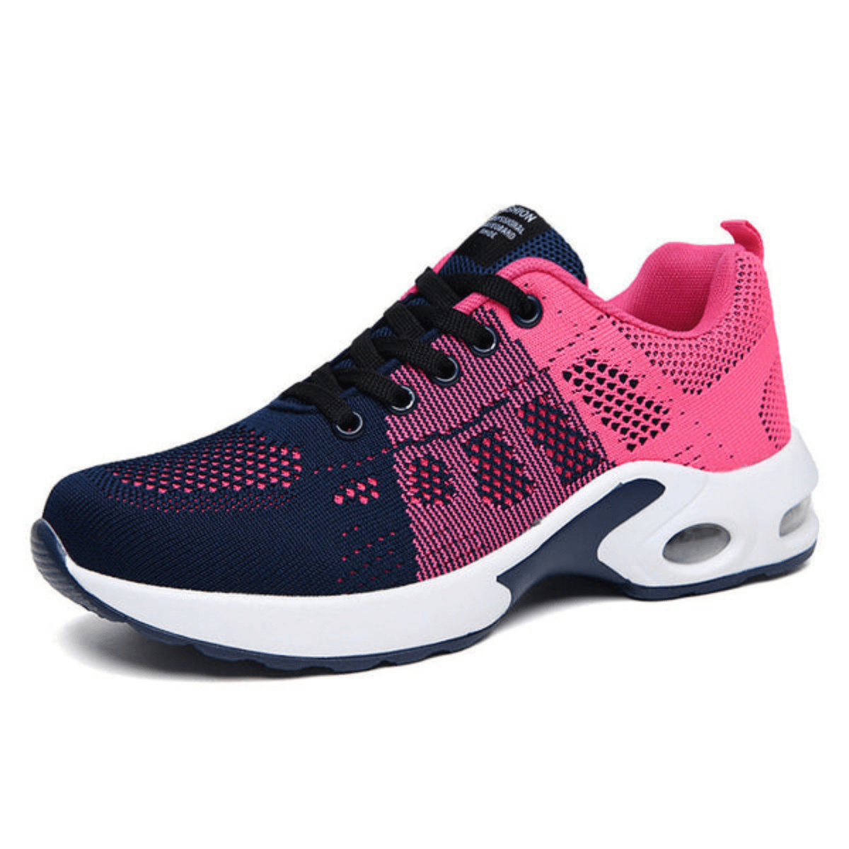 Women's Walking Shoes Sneakers with Mesh Knit Lace-Up and Air Cushion Support - Image 8