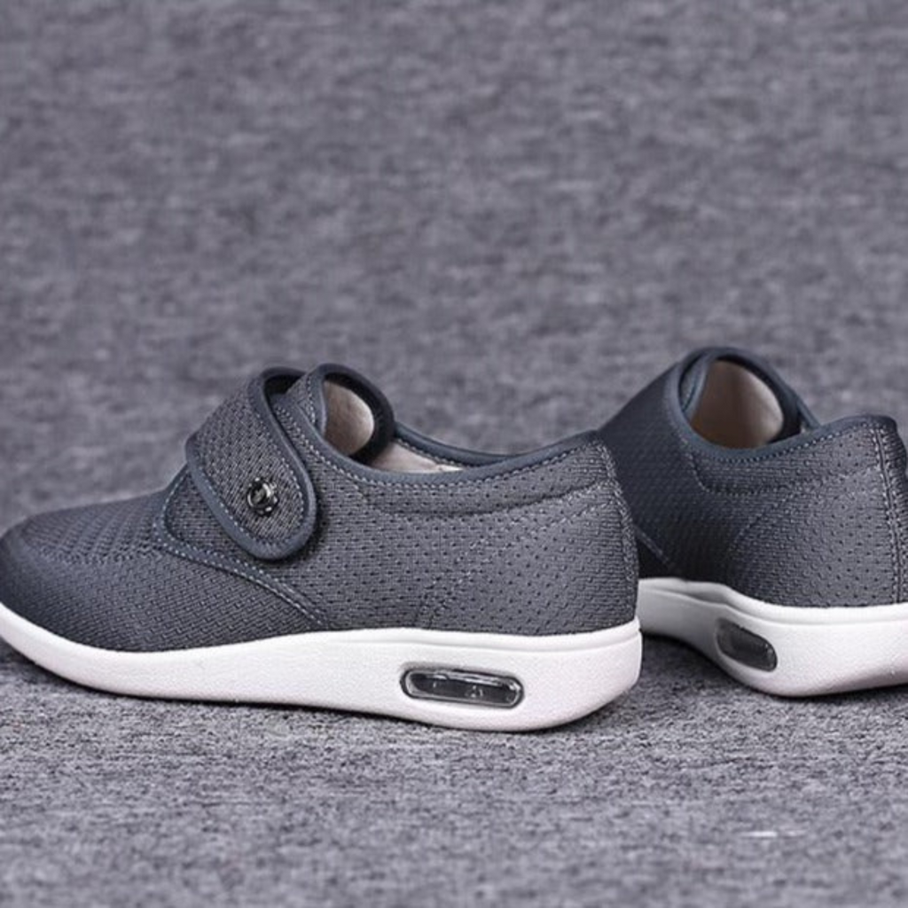 Women's Walking Shoes Wide Fit | Hook Loop Strap - Image 3