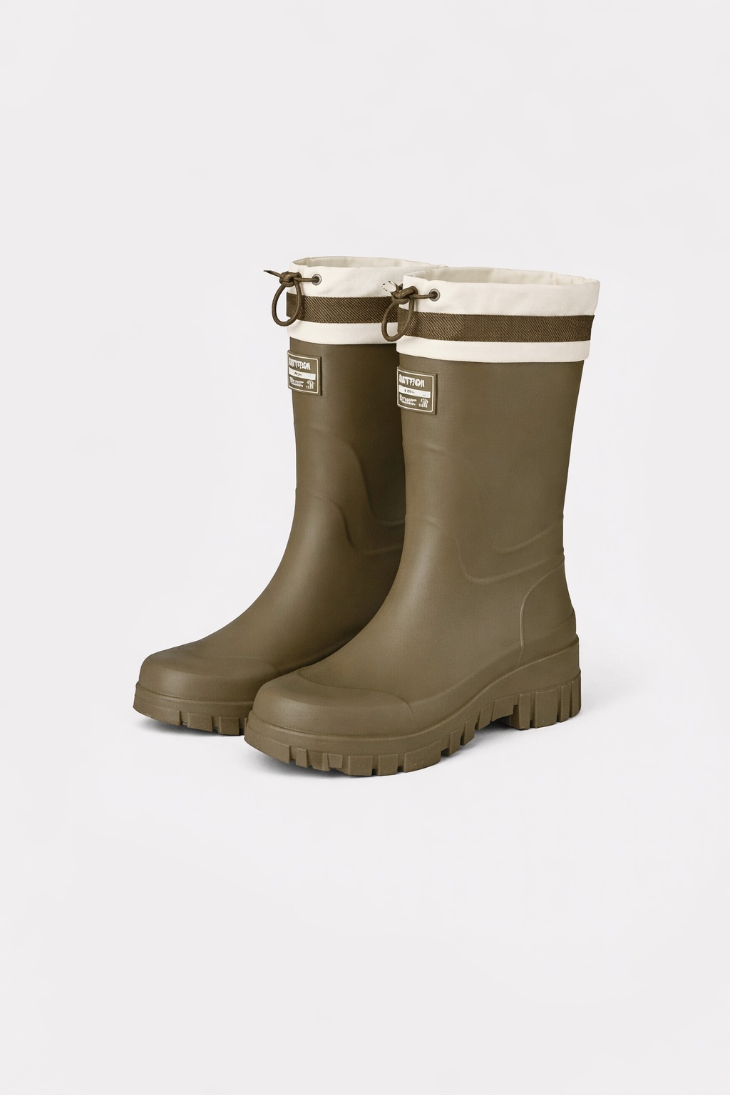 Women's Waterproof Boots with Drawstring Collar and Slip-On Design - Image 11
