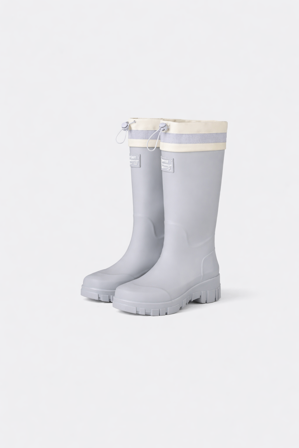 Women's Waterproof Boots with Drawstring Collar and Slip-On Design - Image 8