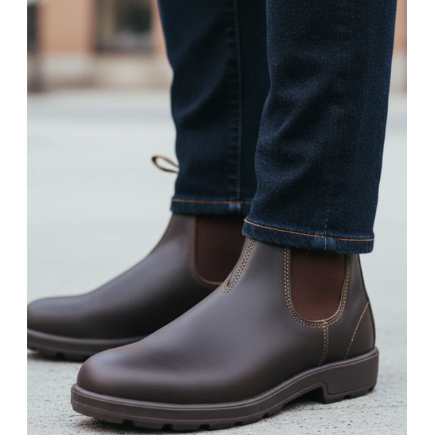 Women's Waterproof Chelsea Boots with Elastic Side Goring and Slip-On Pull Tabs - Image 2