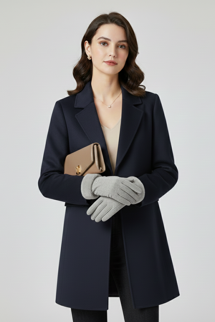 Women's Winter Gloves Insulated with Faux Suede and Fur Cuffs - Image 7