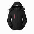 Women's Winter Heated Fleece Jacket with Detachable Hood Full Zip and Pockets - Image 1